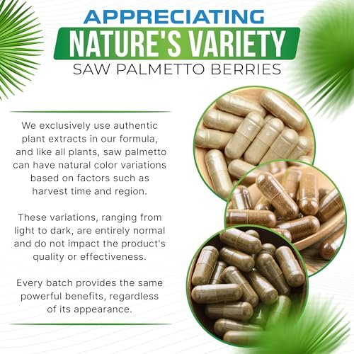 Advanced Nutrition Labs Saw Palmetto Berries – Free of: Gluten, dairy, soy, eggs, fish, shellfish, peanuts, tree – Image 17