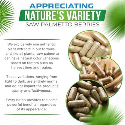 Advanced Nutrition Labs Saw Palmetto Berries – Other Ingredients: Vegetable cellulose (capsule), rice flour, – Image 16