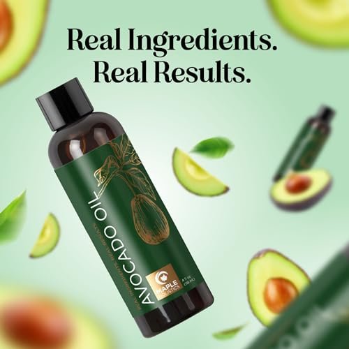 Avocado Oil For Hair and Skin - 100% Pure Avocado Oil for Skin and Nail Care plus Dry Hair Treatment and Facial Oil Moisturizer - Natural Hair Oil and Carrier Oil for Essential Oils Mixing (4 Fl Oz) - görsel 11