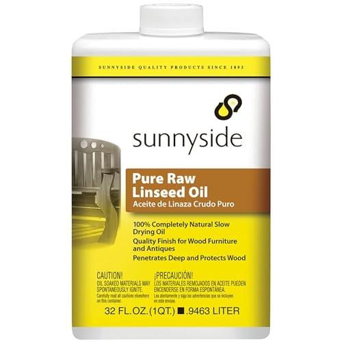 Sunnyside Corporation 87332 Pure Raw Linseed Oil, Quart - görsel 2