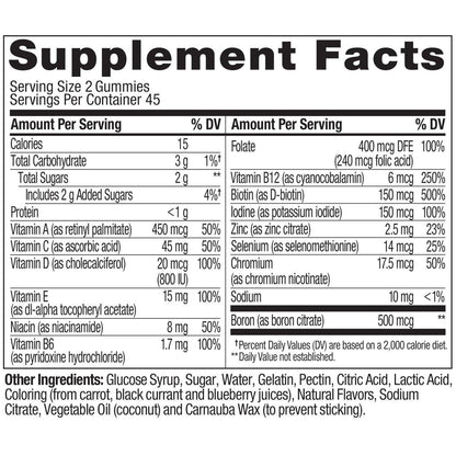 OLLY Prenatal Multivitamin Gummy, Daily Multi Blend for Mommy & Baby, Folic Acid, Omega 3 DHA, Vitamins A & D, Sweet Citrus Flavored, 42 Day Supply - 84 Count
