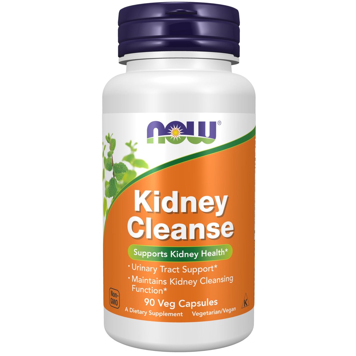 NOW Supplements, Kidney Cleanse with Uva Ursi, Parsley Seed, Fennel, and Horsetail, 90 Veg Capsules - görsel 1