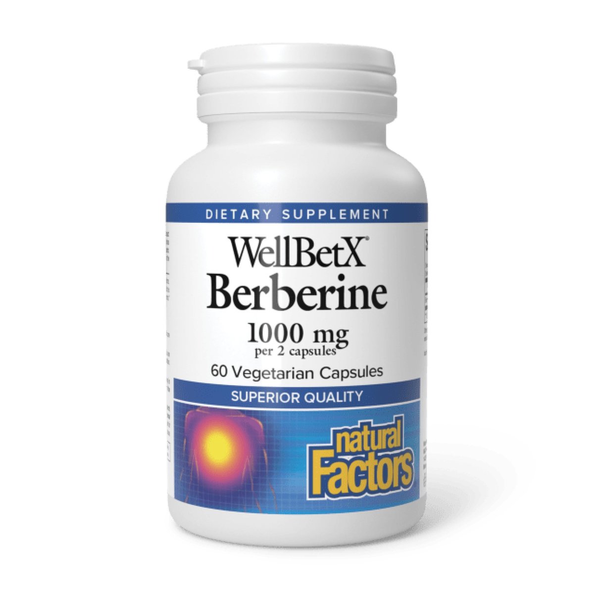 Natural Factors WellBetX Berberine - Daily Supplement Supports Metabolic Health - Formula Supports Healthy Heart - Gluten-Free & Vegan - 60 Vegetarian Capsules (60 Servings) - görsel 7