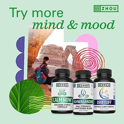 Zhou Neuro-Peak - Brain Supplements for Memory and Focus, Nootropic for Men & Women, Brain Support Pill for Adults, Brain Vitamins - 30 Veggie Capsules (Pack of 1) - görsel 8