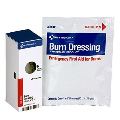 First Aid Only FAE-7012 Burn Dressing Burn Bandage Refill, 4" x 4", 1 Count