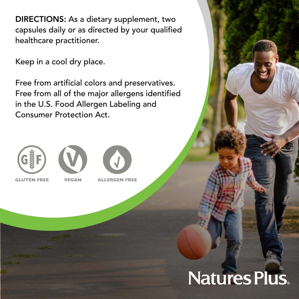 NaturesPlus Hema-Plex Iron - 60 Fast-Acting Capsules - 85 mg Chelated Iron + Vitamin C & Bioflavonoids for Healthy Red Blood Cells - Vegan, Gluten Free - 30 Servings - görsel 1