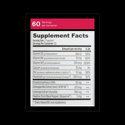 Weider Prime Testosterone Support - Men's – Easy to Use: Just four capsules daily with water, preferably with a – Image 7