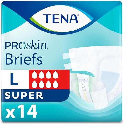 Tena Proskin Incontinence Super Briefs, Adult Diapers, Super Absorbency, Bladder Leaks Control, Extra Large, 12 ct - görsel 11