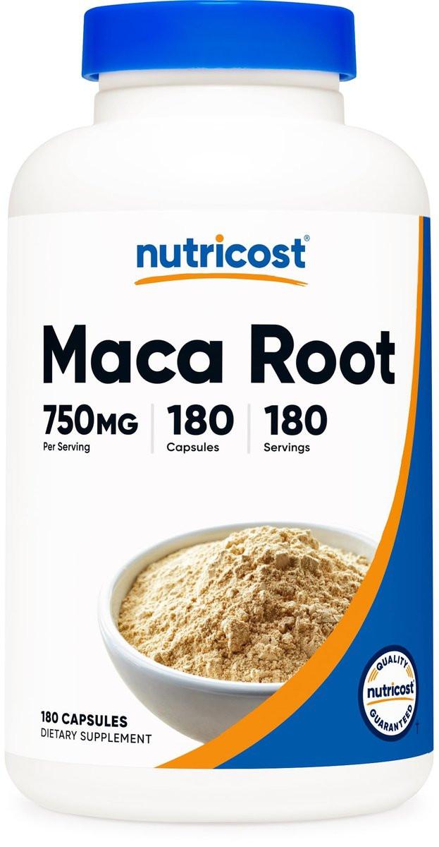Nutricost Maca Root Capsules (Lepidium meyenii) 750mg, 180 Capsules, 180 Servings - görsel 13