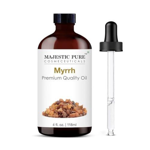 Majestic Pure Myrrh Essential Oil with Glass Dropper - 100% Pure and Natural - 4 Fl Oz - görsel 3