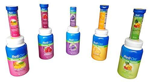 ReliOn Glucose, 50 Tablets with On-The-Go Tube, 10 Tablets. (Tropical Fruit) - görsel 5