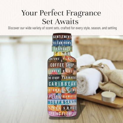 P&J Trading Fragrance Oil Tranquil Set | Vanilla, Cucumber Melon, Lavender, Amber, Bamboo, and Ocean Breeze Candle Scents for Candle Making, Freshie Scents, Soap Making Supplies, Diffuser Oil Scents
