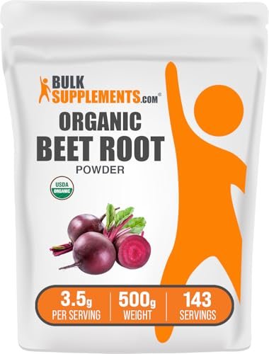 BulkSupplements.com Organic Beet Root Powder – Serving Size: 1 scoop (3.5g) – Image 8