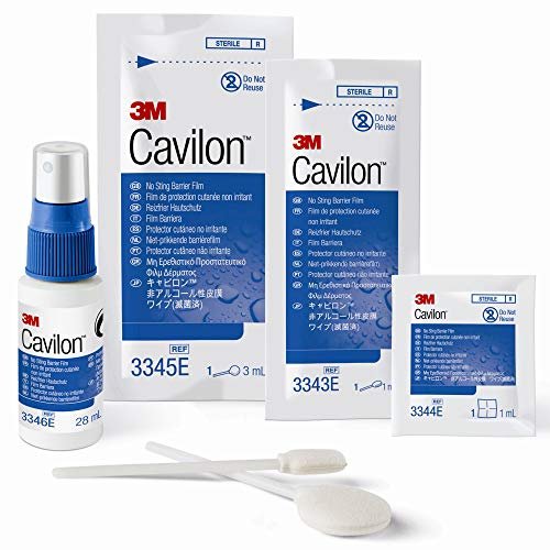 3M Cavilon No Sting Barrier Film Wipes, Sterile, Alcohol Free, 1.0 mL, 25 Count - görsel 1
