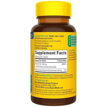 Nature Made Vitamin B12 500 mcg, Dietary Supplement for Energy Metabolism Support, B12 Vitamins 500 mcg, 200 Tablets, 200 Day Supply
