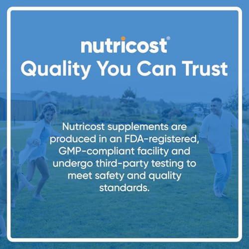 Nutricost Cissus Quadrangularis (1200mg) 120 Capsules - 60 Servings, Gluten Free, Non-GMO, and Vegetarian Friendly - görsel 5