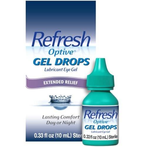 Refresh Optive Gel Drops Lubricant Eye Gel For Dry Eyes, 0.33 Oz Sterile - görsel 2