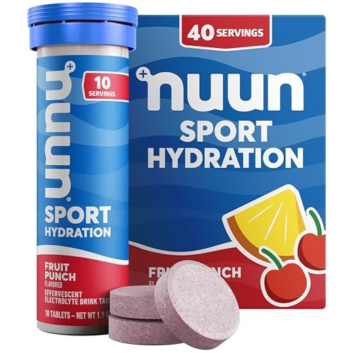 Nuun Sport Electrolyte Tablets with – Great Taste: Fruit punch flavor is naturally sweetened and refreshing, – Image 10