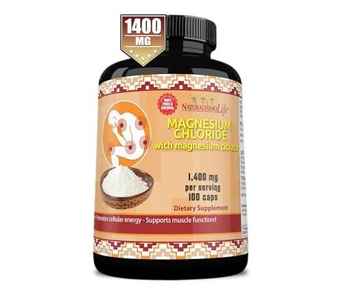 Magnesium Chloride (Cloruro de Magnesio) 1,400 mg per serving high absorption with Magnesium Citrate - görsel 3