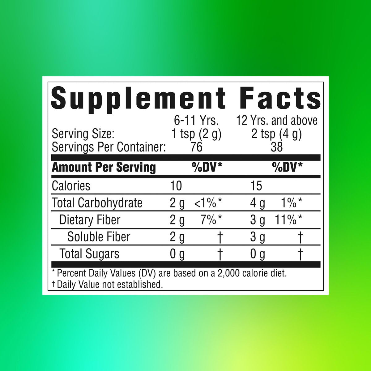 Benefiber Daily Prebiotic GLP-1 Friendly – Convenient Serving Size: Each teaspoon provides 3 grams of fiber, – Image 15