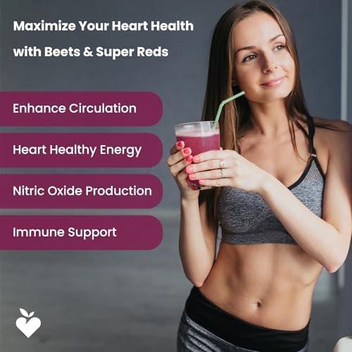 NutraChamps Beet Root Powder Circulation – Easy to Mix: Fine powder blends easily into water, smoothies, or juices – Image 6