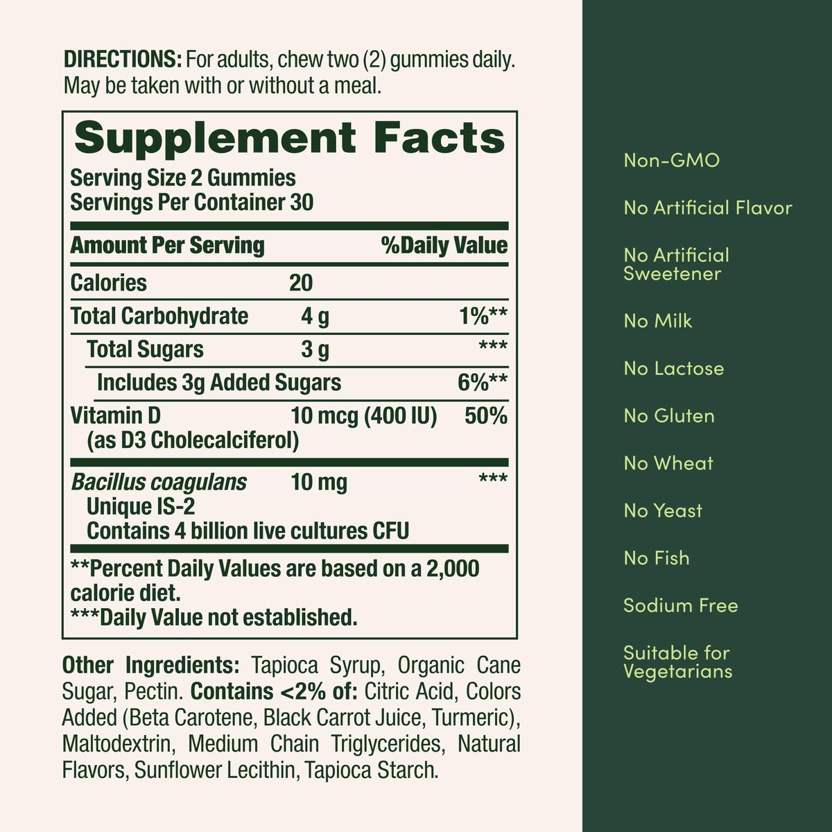 Nature's Bounty Probiotic Gummies, Immune Health & Digestive Balance, Pineapple, Raspberry and Orange Flavor Gummies, 60 Ct - görsel 11