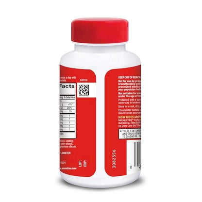 Move Free Advanced Glucosamine Chondroitin MSM + Vitamin D3 Joint Support Supplement, Supports Mobility Comfort Strength Flexibility & Bone + Immune Health - 120 Tablets (40 servings)*