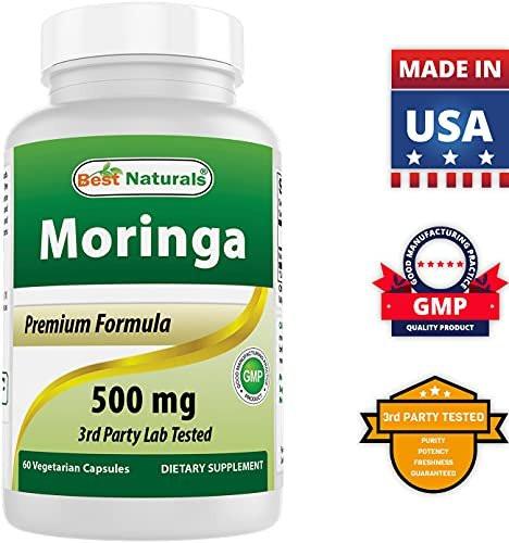 Best Naturals Moringa Superfood 500 mg 60 Veggie Capsules - görsel 12