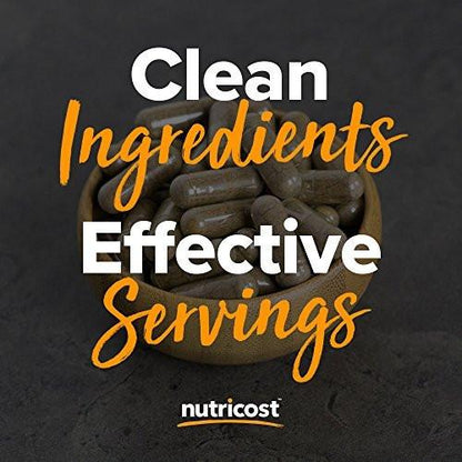 Nutricost Milk Thistle Extract 240 Capsules for 240 Servings Per Bottle - Vegan, GMO Free and Gluten Free