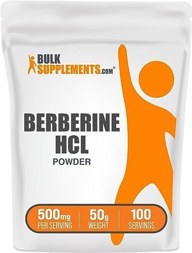 BulkSupplements.com Berberine HCl Powder - Berberine 500mg - Herbal Supplement - Fasting Supplement - Berberine Supplement - Digestive Enzymes (50 Grams - 1.8 oz) - görsel 2