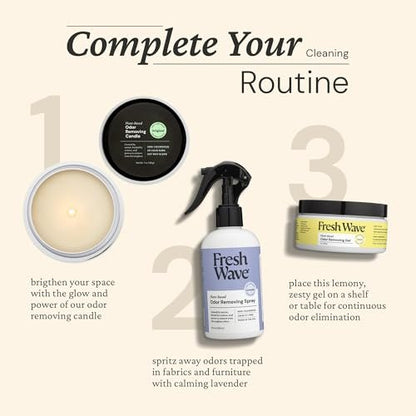 Fresh Wave Odor Removing Candle, 7 oz. | – Natural Plant-Based Formula: Made from a unique blend of essential – Image 12