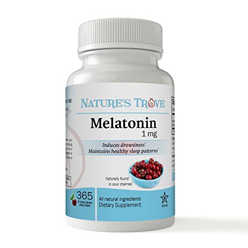 Nature's Trove Melatonin 1mg 365 EZ-Chew Tablets Cherry Flavor - görsel 2