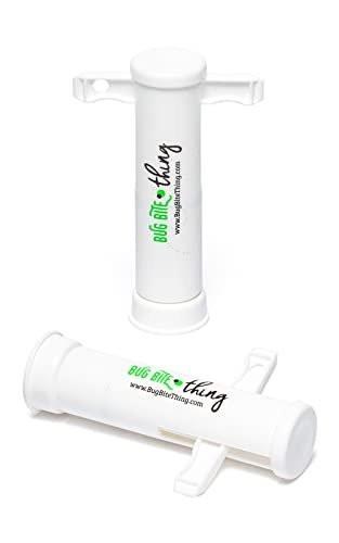 BUG BITE THING Suction Tool - Bug Bites and Bee/Wasp Stings, Natural Insect Bite Relief - White 2-Pack