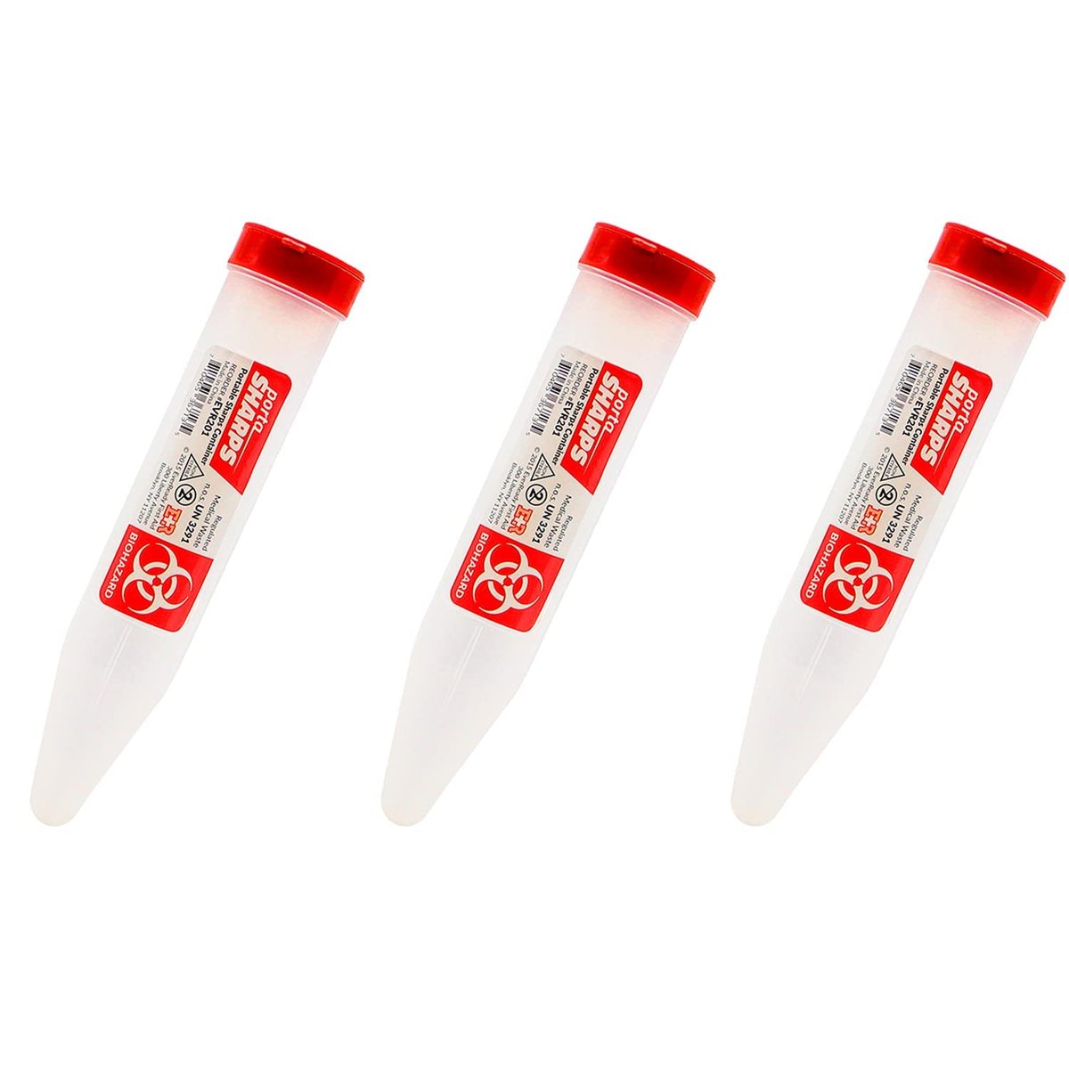 Ever Ready First Aid Porta Sharps Transportable Sharps Container with Locking Mechanism - 3 Count - görsel 6
