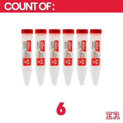 Ever Ready First Aid Porta Sharps Transportable Sharps Container with Locking Mechanism – 6 Count