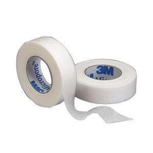 3M Micropore Hypoallergenic Paper Surgical Tape 1/2" x 10 YDS - Box of 12 - görsel 1