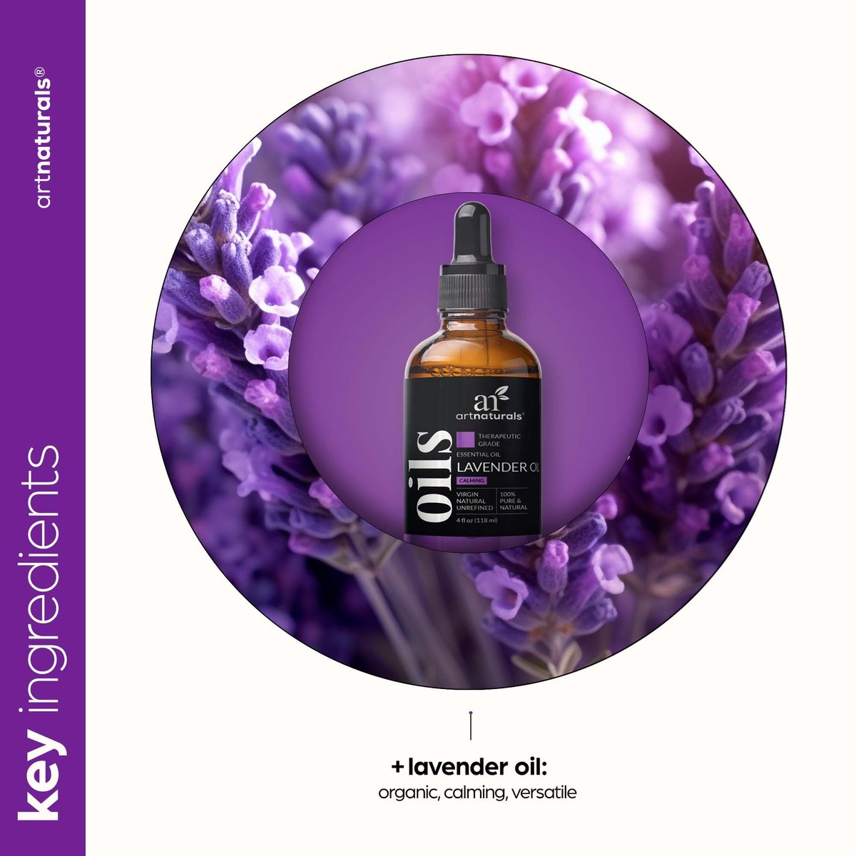 artnaturals 100% Pure Lavender Essential Oil - (4.0 Fl Oz / 118ml) - Premium Undiluted Therapeutic Grade Natural from Bulgaria - Aromatherapy for Diffuser, Skin and Hair Growth - görsel 7
