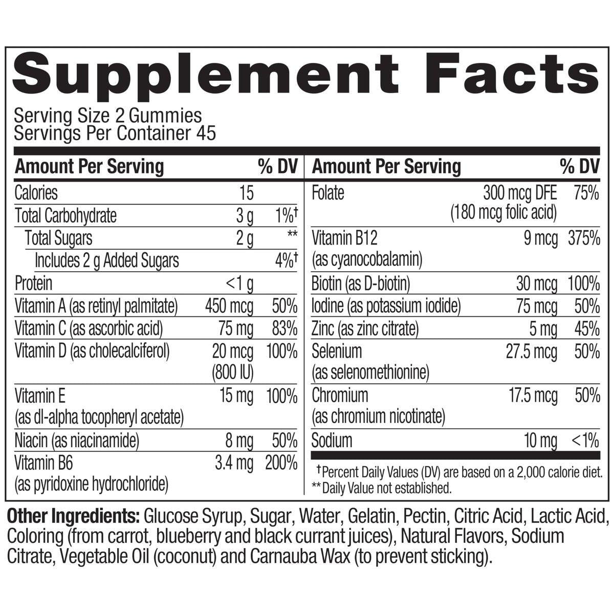 OLLY Men's Multivitamin Gummy, Vitamins A, C, D, E, B, Zinc, Blackberry Flavor, 45 Day Supply - 90 Count - görsel 11