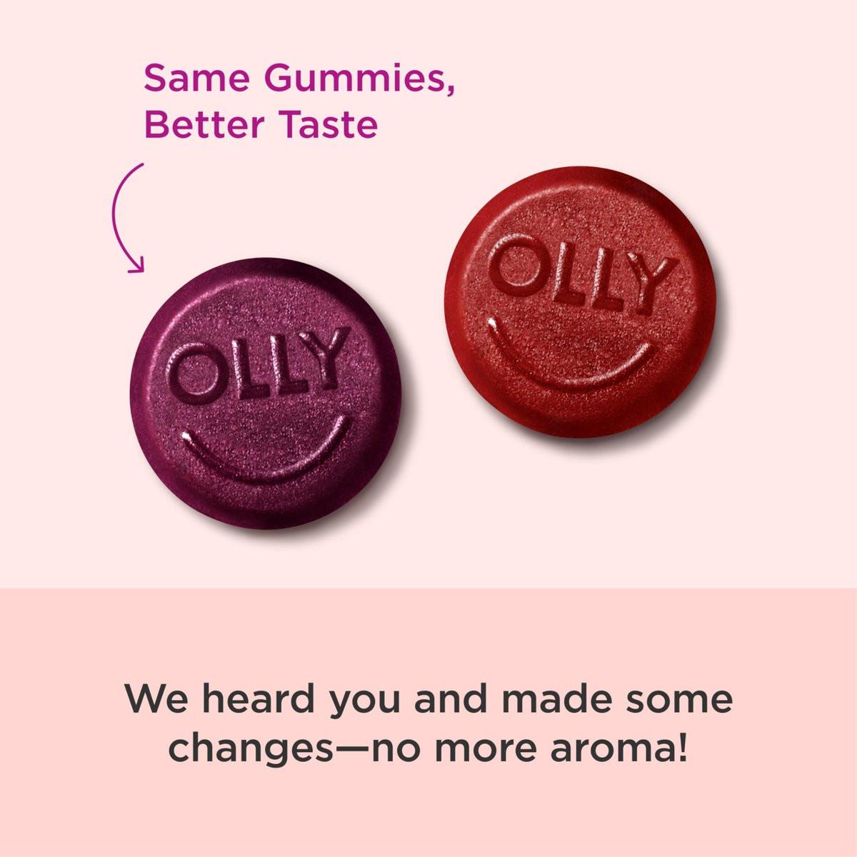 OLLY Men's Multivitamin Gummy, Vitamins A, C, D, E, B, Zinc, Blackberry Flavor, 45 Day Supply - 90 Count - görsel 3