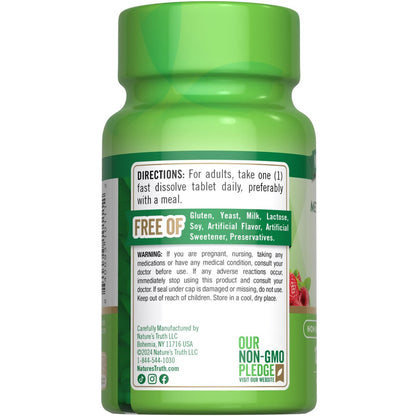 Nature's Truth B12 Vitamin Sublingual Tablets | 1000 mcg | 120 Count | Vegan, Non-GMO & Gluten Free