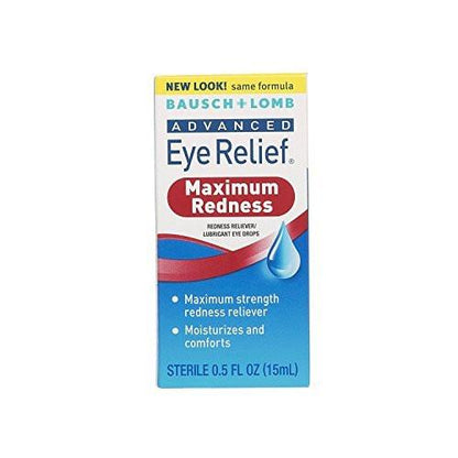 Bausch and Lomb Advanced Redness Relief Drops, 0.5 Ounce - 3 per case