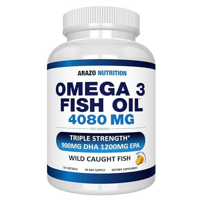 Arazo Nutrition Wild Caught Omega-3 Fish Oil – Joint Mobility: EPA has anti-inflammatory properties that can help – Image 7