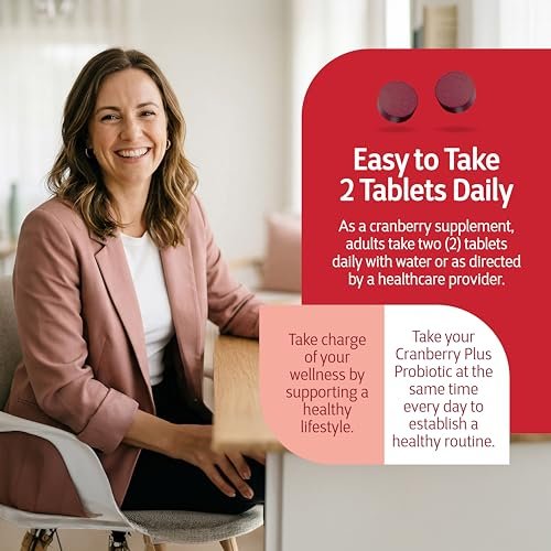 21st Century Cranberry Plus Probiotic Tablets, 60 Count - görsel 16