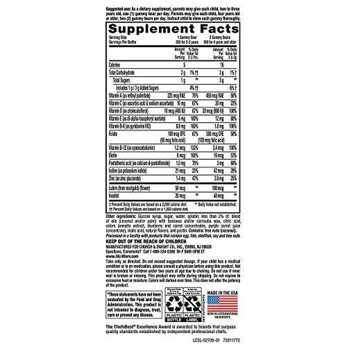 L'il Critters Gummy Vites Children's Chewable Gummy Bear Multivitamin Dietary Supplement, 300 Count - görsel 6