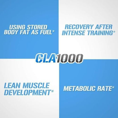 Conjugated Linoleic Acid CLA Pills - CLA 1000mg Diet Pills to Support Weight Loss, Fat Burning, Lean Muscle and Faster Metabolism - Stimulant-Free CLA 1000mg Safflower Based Fat Loss Support Pills - 180 Count