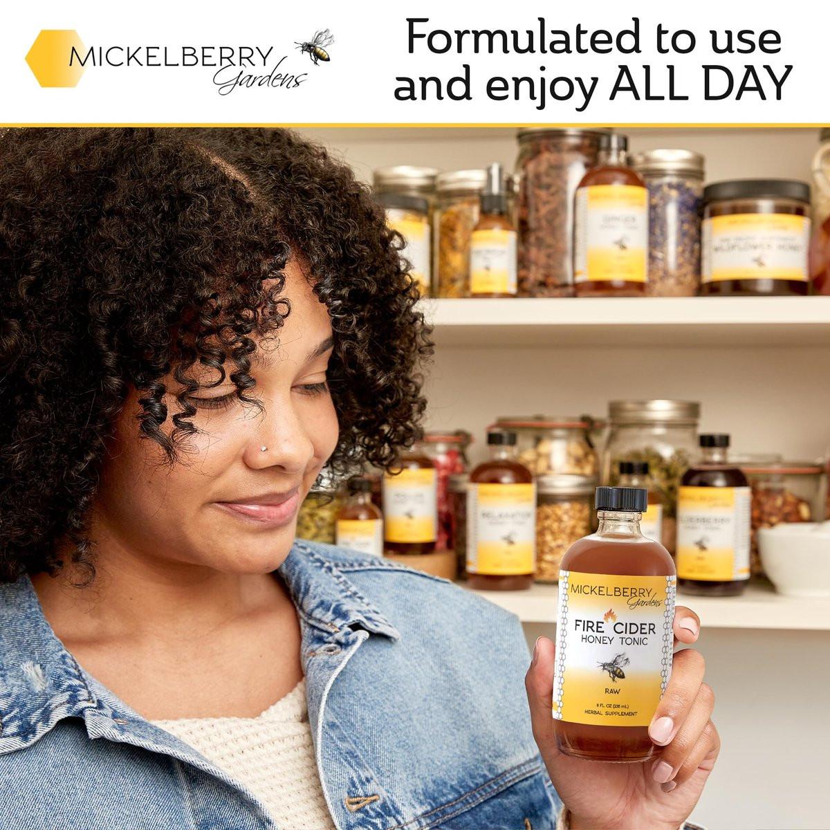 Fire Cider Apple Cider Vinegar Honey Tonic with Organic Turmeric Root, Ginger Root & Dandelion - Natural Digestion & Immune Support (8 Ounces) - görsel 13