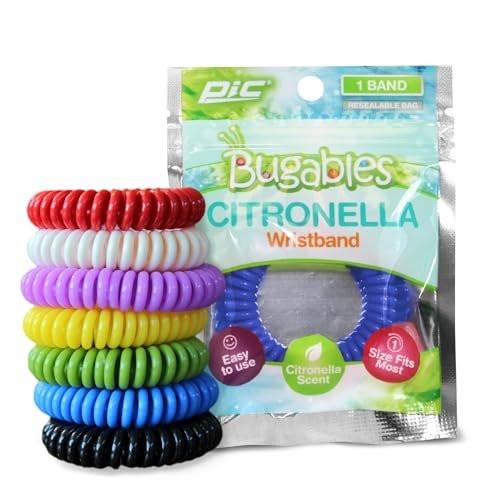 PIC Bugables Citronella Scented Coil Wristbands, Reusable and Resealable, One Size Fits All (Pack of 25) - görsel 2