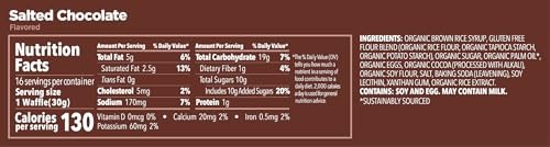 GU Energy Stroopwafel Salted Chocolate Sports Nutrition Waffle, Caffeine-Free, Gluten-Free, and Kosher Dairy, On-the-Go Energy for Any Workout, 16 Count - görsel 2