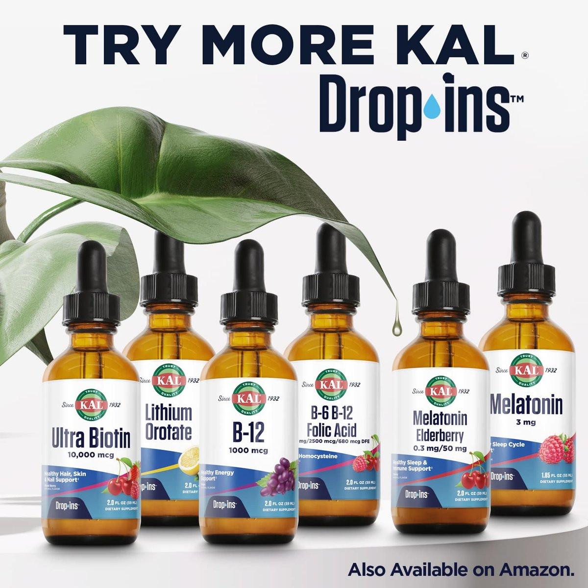 KAL D3 K2 DropIns 125 mcg / 500 mcg Liquid Vitamin D3 K2 Drops, Bone Health, Heart Health and Immune Support Supplement, Natural Citrus Flavor, 60-Day Money Back Guarantee, Approx. 59 Serv, 2 FL OZ - görsel 12