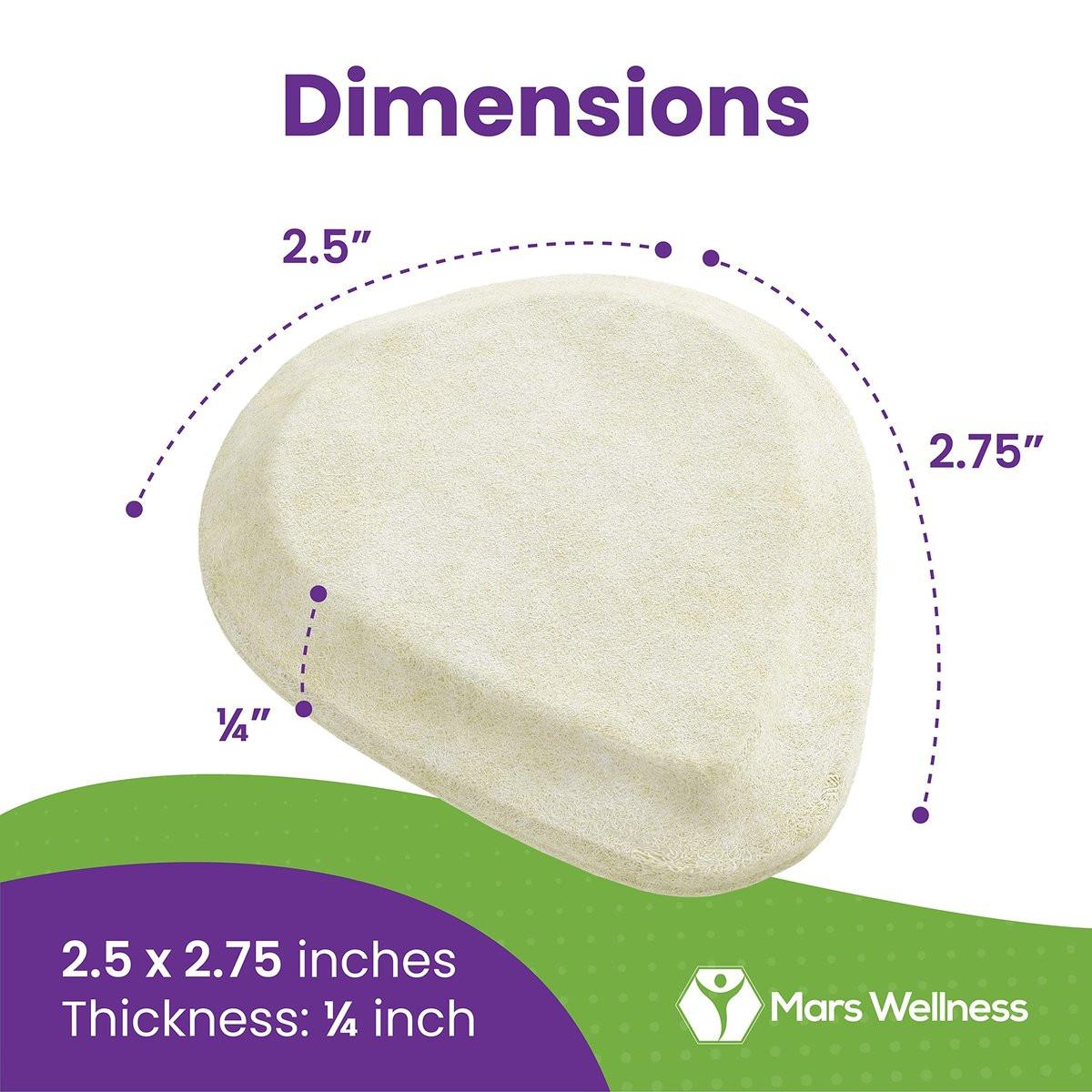 Metatarsal Felt Foot Pad Skived Cut (1/4" Thick) - Made in USA - Felt Metatarsal Pads for Women and Men - Ball of Foot Cushion - 6 Pairs (12 Pieces) - görsel 3